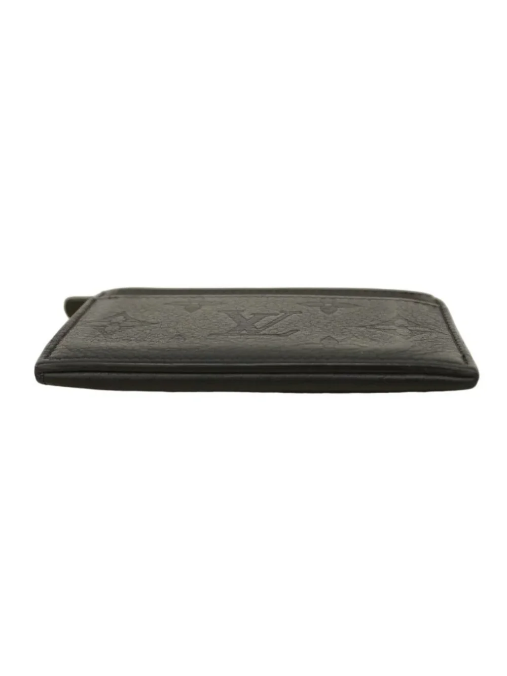 Louis Vuitton Coin Case Monogram Shadow Compact Card Holder Black